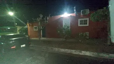 a car parked in front of a house at night at Studio Suite 3, Buena Vista, Santa Tecla in Nueva San Salvador
