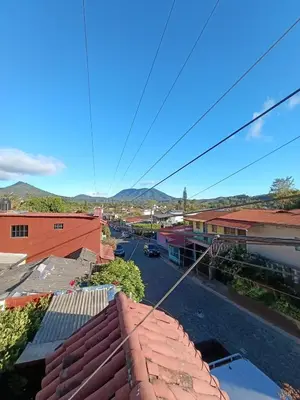 a view from the roof of a building at Dinos House in Concepción de Ataco