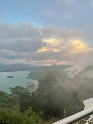 a view of a lake in the sky with clouds at Two Beds San Francisco Chinameca in San Francisco Chinameca