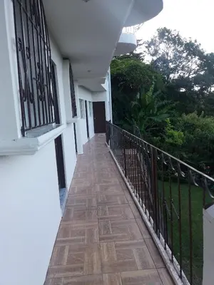 a hallway of a house with a balcony at El Balcón de Ataco in Concepción de Ataco