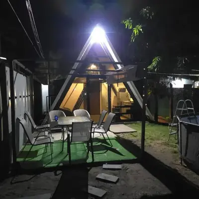 Cozy A-Frame Beach Cabin Sihu-A Casa