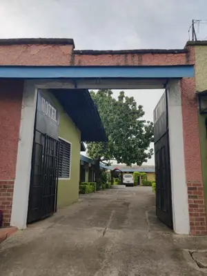 an entrance to a building with an open door at Hotel en Santa Ana in Santa Ana
