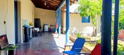 a patio with chairs and a table in a building at La Casona en el Corazon de San Miguel in San Miguel