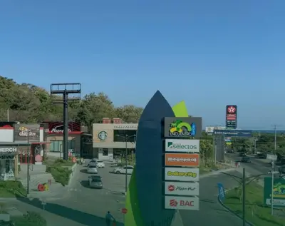 a view of a city with a street at Oceanview Loft Mare in Playa San Blas