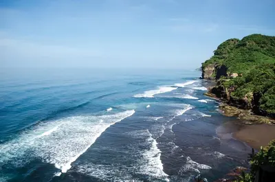 an aerial view of a beach with the ocean at Paraiso Escondido Hotel Villas & Resort in El Níspero